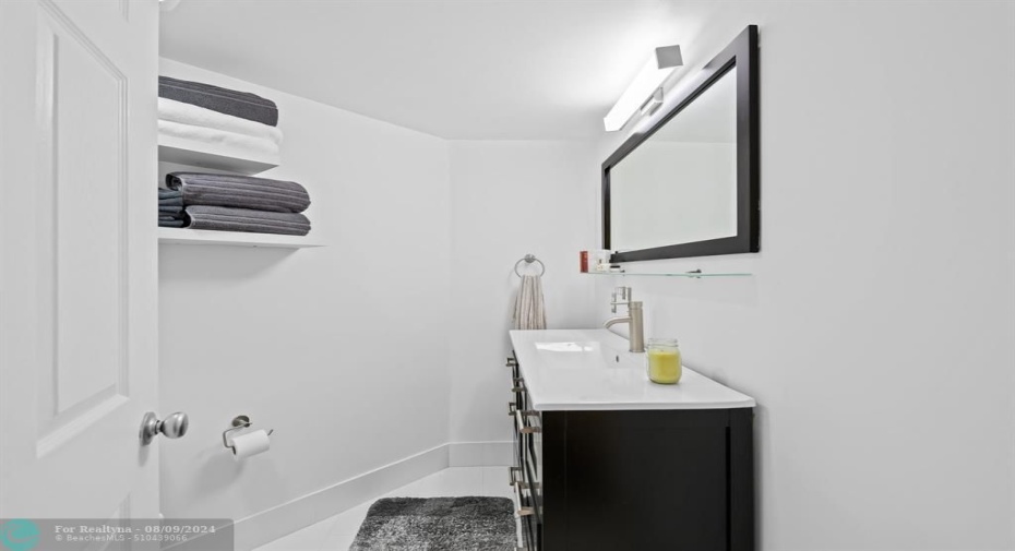 Bathroom in 1st Bedroom.