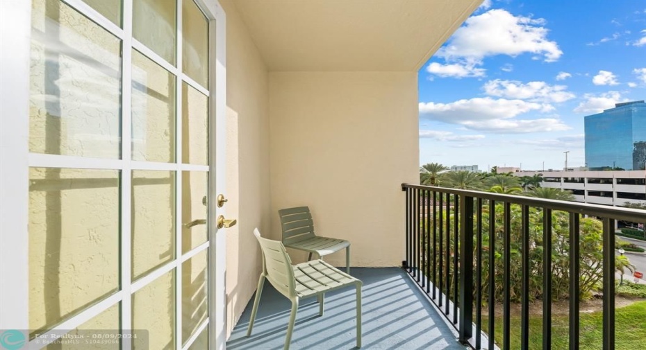 2nd Balcony, looking West.