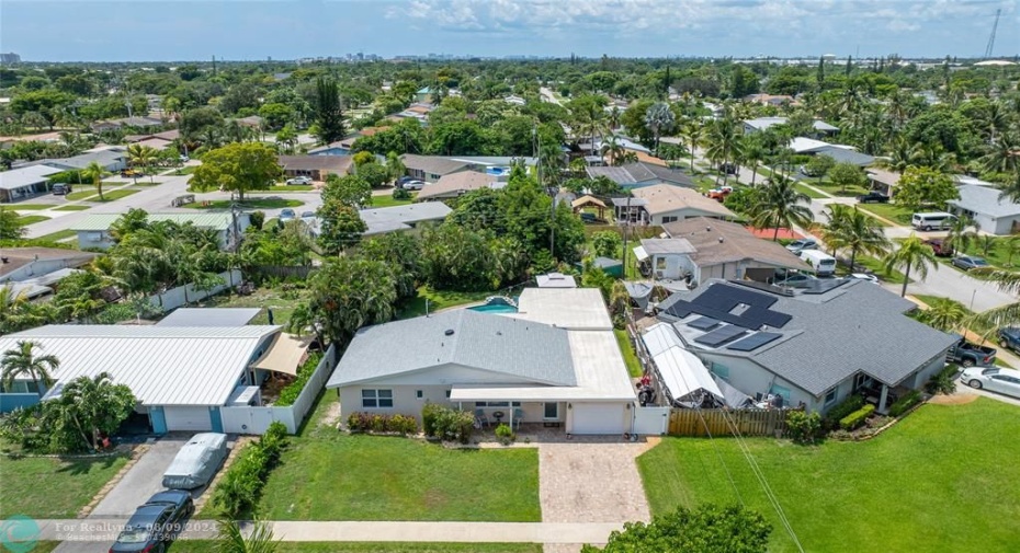 Aerial of home