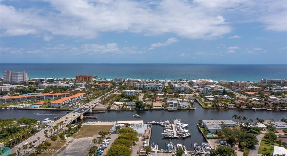 Intracoastal waters & Deerfield beach