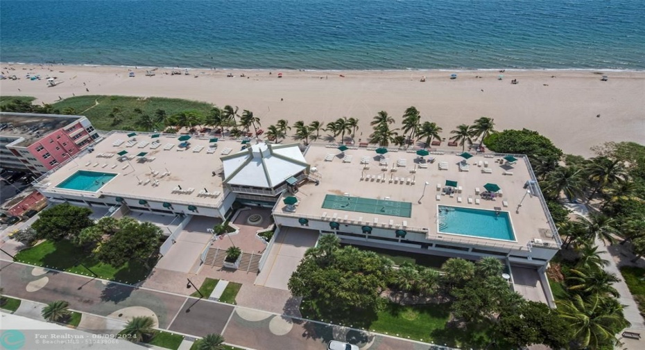 Rec Center aerial view