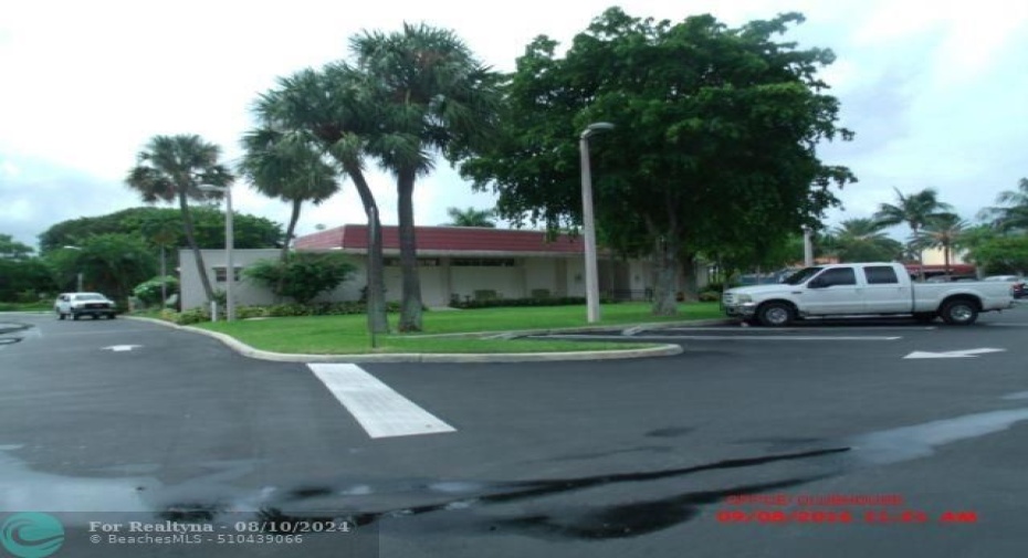 Clubhouse and Pool area also offers extra parking for guests