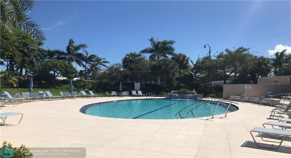 sparkling temperature controlled pool