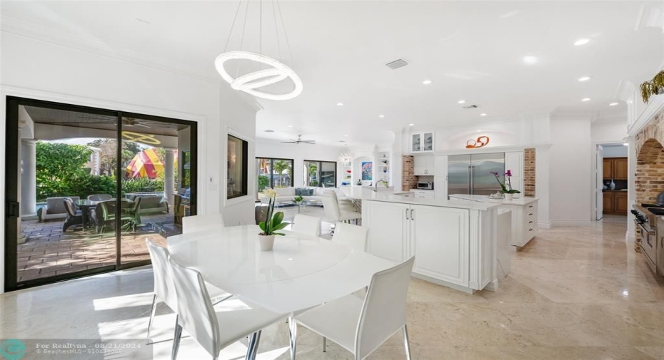 Family Room off the Kitchen