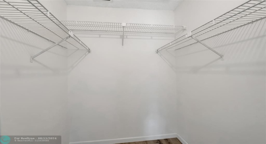 Walking Closet in Primary Bedroom