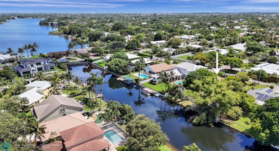 drone image facing north east