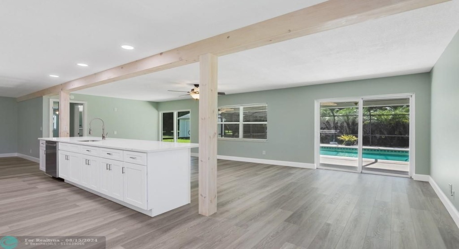 breakfast nook into family room