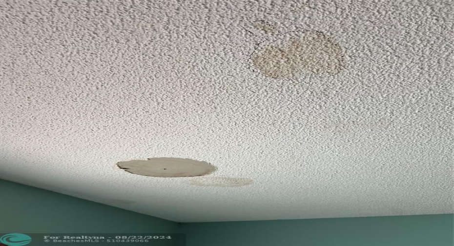 LIVING ROOM CEILING DAMAGE