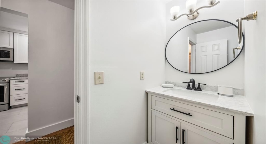 Guest Bathroom on First Floor