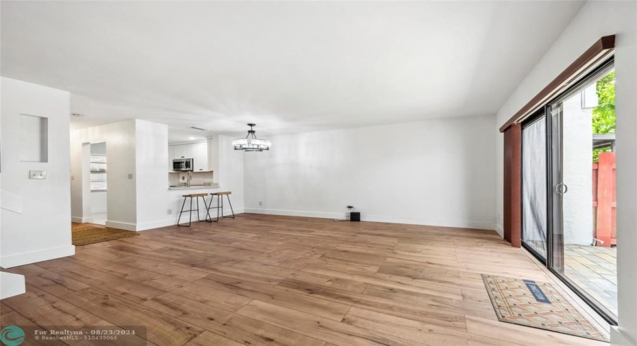 Versatile Space for Dining Area and Living Room