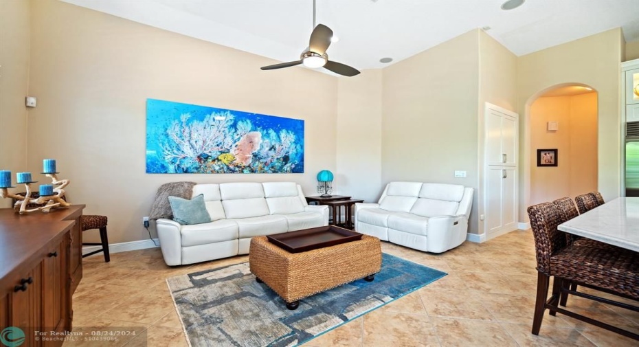 Family Room off of Kitchen