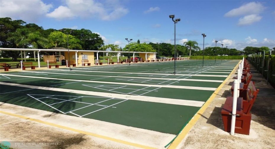 SHUFFLEBOARD COURTS