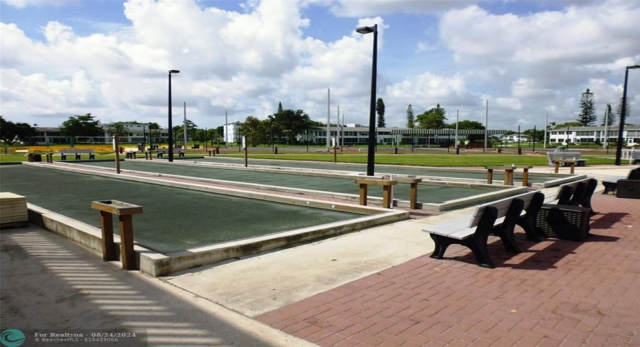 BOCCE BALL COURTS