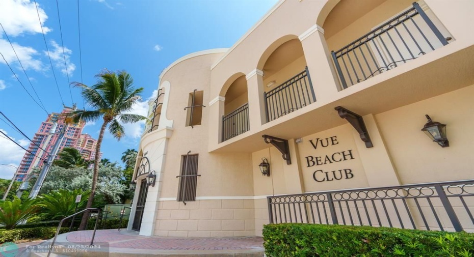 The Vue's Private Beach Club on Fort Lauderdale Beach