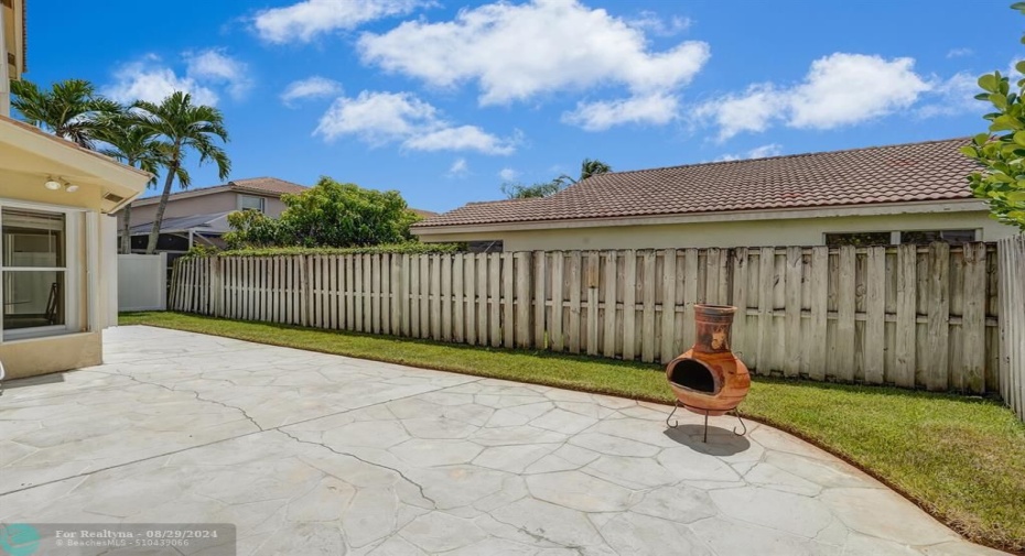 FENCED IN BACKYARD