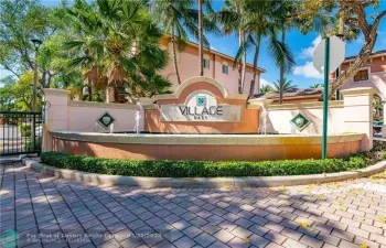 Entryway into the gated community of Village East