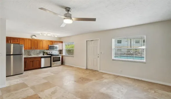 Living room marble floors