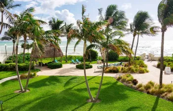 View from balcony! Direct ocean view to have morning coffee watching the sunrise.