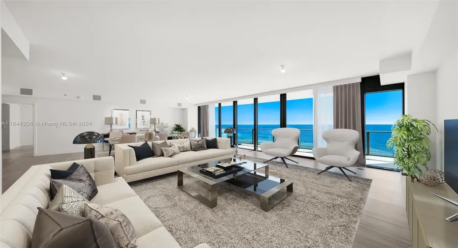 Space that can be easily converted to a second bedroom. This unit’s one bedroom configuration MAXIMIZES the spectacular ocean views