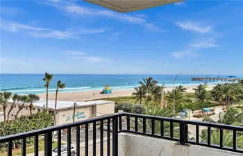 Ocean View from Living Room Balcony