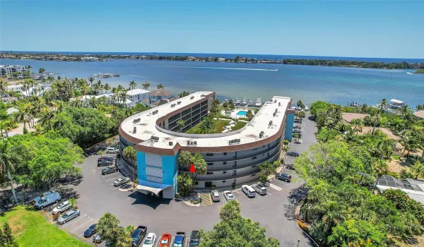 Aerial view of Inlet Harbor