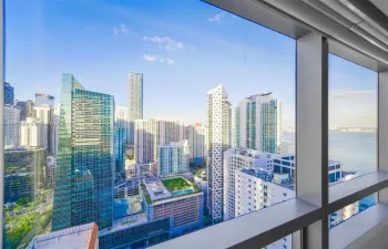 Brickell city living and Biscayne Bay