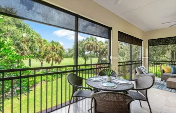 Extensive Patio with Golf View