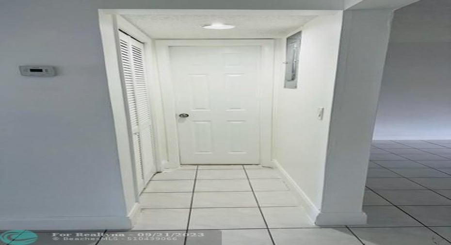 Hallway. bathroom
