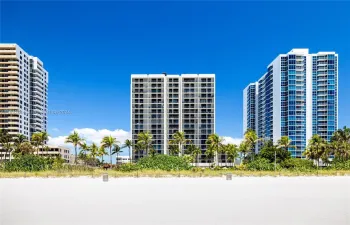 View of Building from the Beach