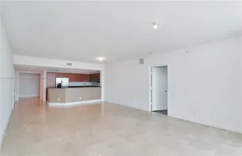 Living room with Travertino marble