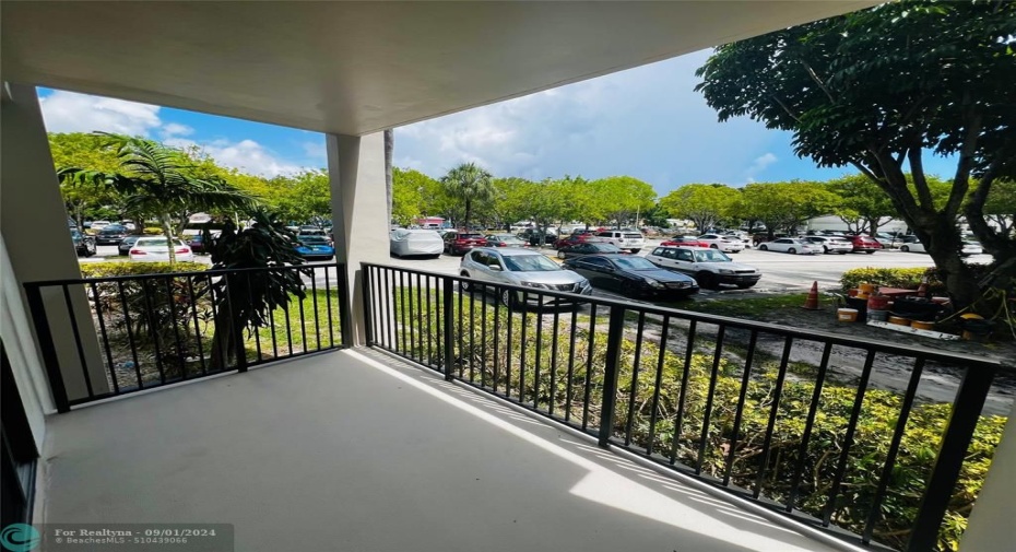 Unit #120 Balcony facing North East