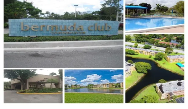 Bermuda Club located in Central Tamarac Close to shopping Restaurants  and 7 miles to Beach