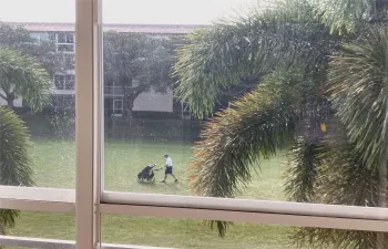 View from the Patio-Practice your Golf swing for months on end.