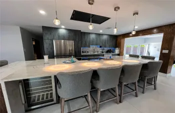 Open Dinning room Kitchen