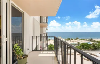 Balcony ocean view