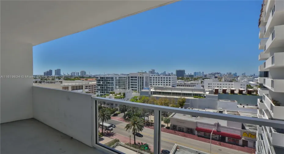 Overlooking the beach and the board walk!