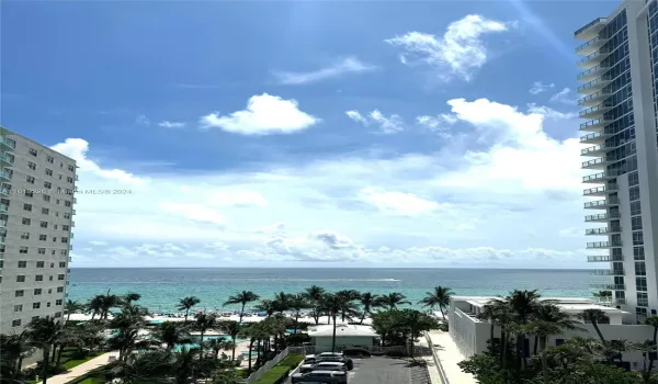 Actual view from the unit balcony facing the ocean & sunrise