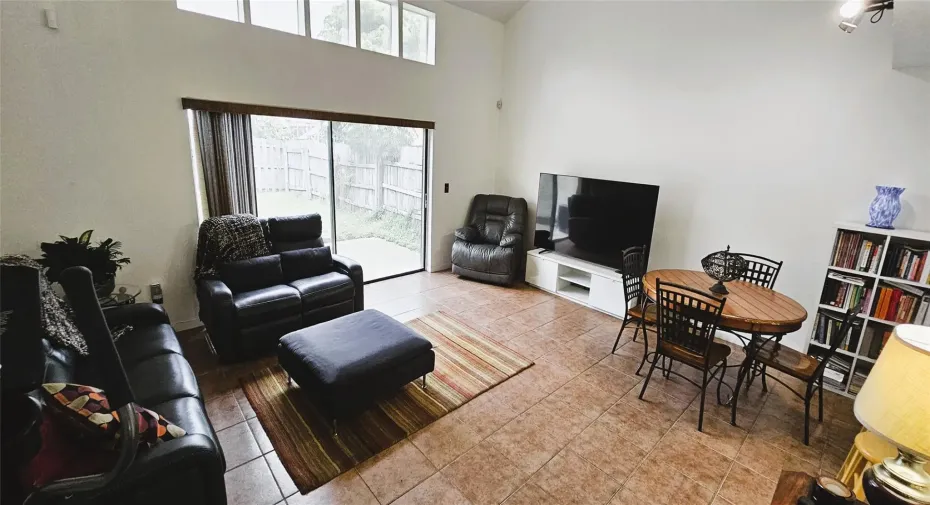 Great natural lighting in family room