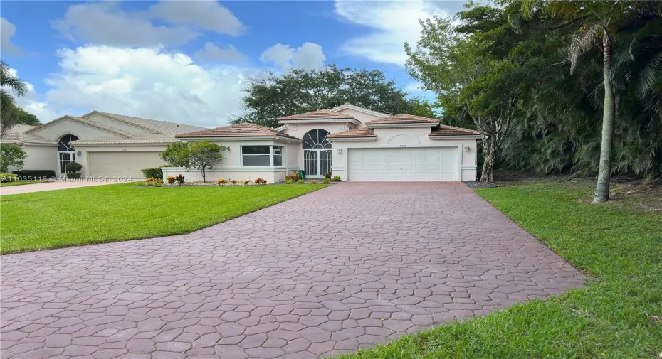 Long winding driveway