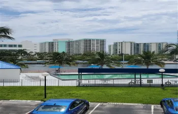 View from Balcony of pool