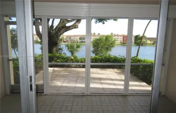 LAKE VIEW FROM LIVING ROOM