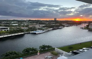 view from the balcony