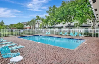 Pool with lounge chairs