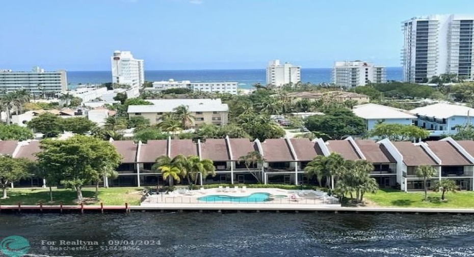 View from your private East facing balcony