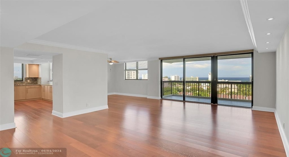 Direct East facing living area views