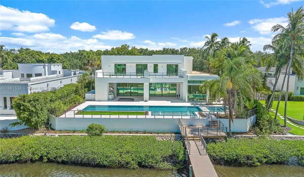 Aerial - Backyard and Dock