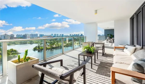 72' Long Private Terrace with Sweeping Views of the Ocean, Intracoastal, Parks & Middle River