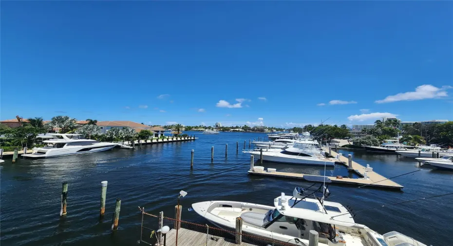 Looking towards the intracoastal and 15 Street Fisheries Marina