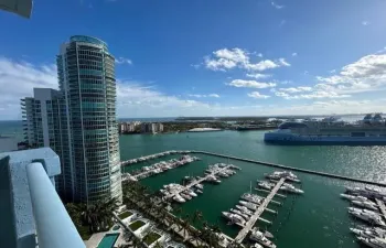 South view to Fisher Island