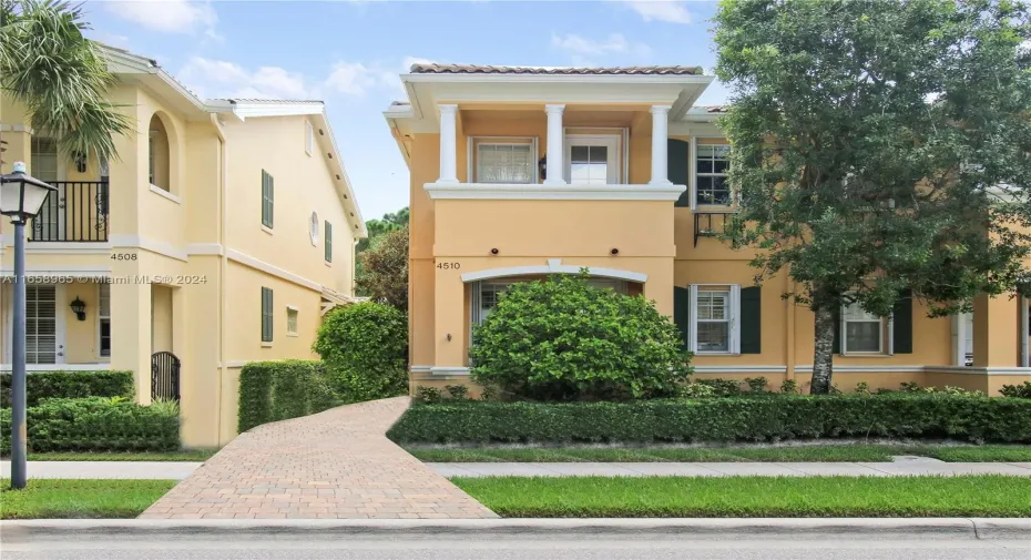 Front of Townhome